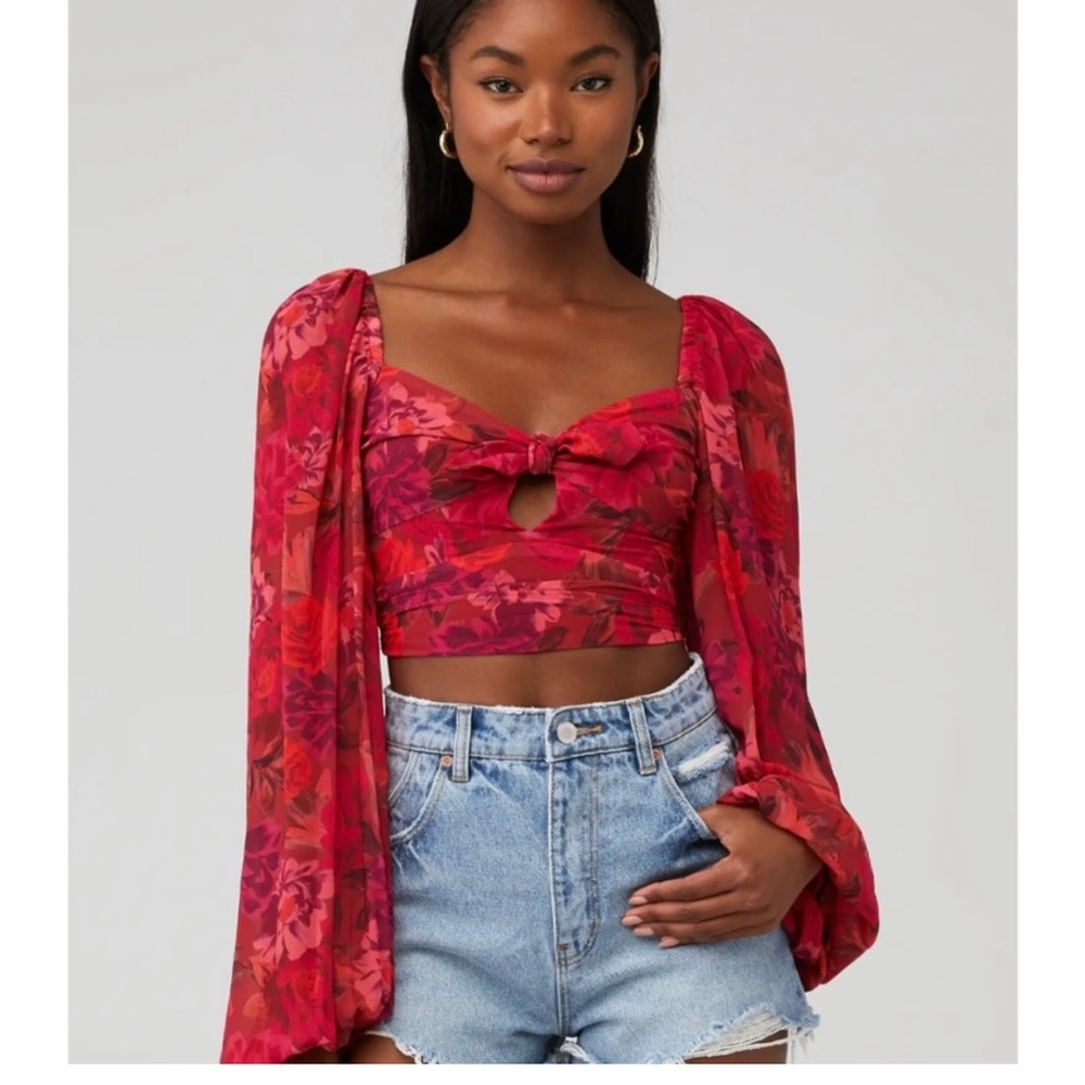 For Love and Lemons Crop Top